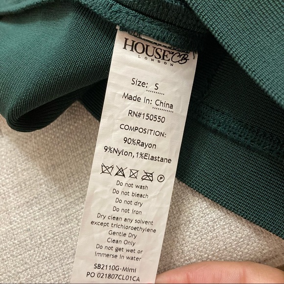 💃🏽HOST PICK💃🏽NWT House of CB ‘Mimi’ dress in Evergreen - Picture 5 of 8